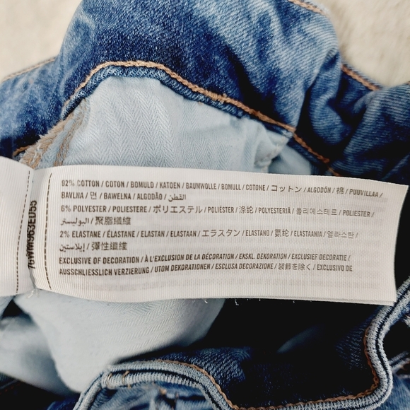 HOLLISTER Paper-Bag Waist Vintage Stretch Ultra High Rise Mom Jeans P5312 - Picture 10 of 11